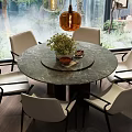 Modern Dining Table and Chair Combination Italian Dining Table and Chair Combination Italian Minimalist Dining Table and Chair Combination Dining Table and Chair Combination 3d model