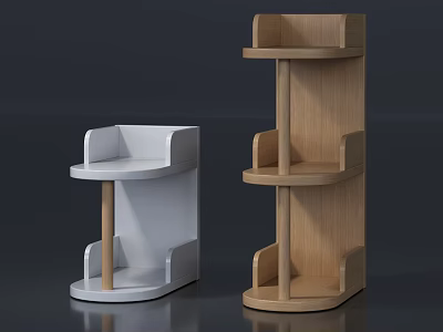 Modern Storage Rack 3d model