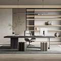 Modern study 3d model