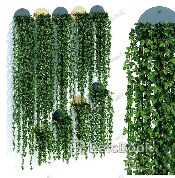 Plant Wall Flowers Green Wall Green Wall Decorations Climbing Wall Grass model