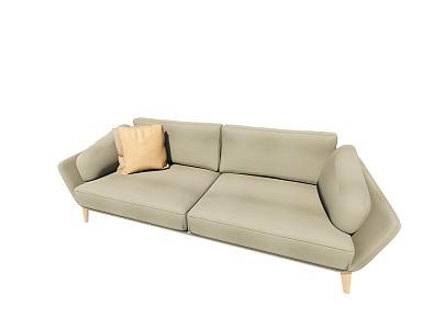 Double sofa 3d model