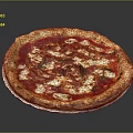 Skilled Pizza Chef Makes Fresh Pie With Tomato Cheese And Basil Leaves