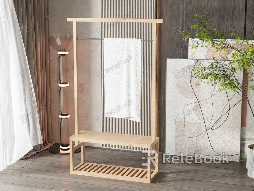 Japanese drying rack model