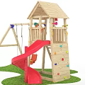 Slide swing entertainment equipment 3d model