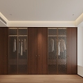 Middle style wardrobe 3d model