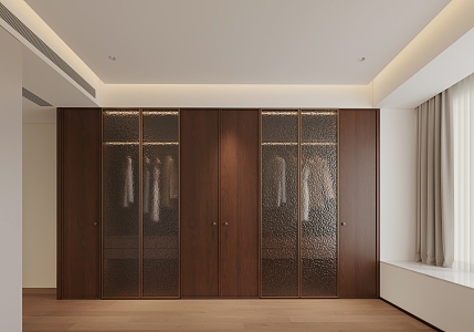 Middle style wardrobe 3d model