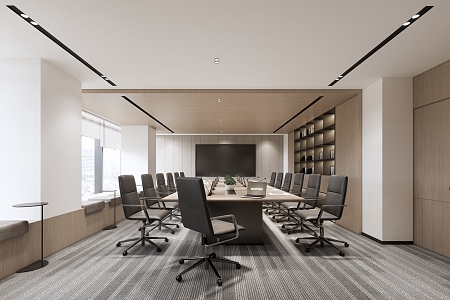 Modern Meeting Room Meeting Table and Chair 3d model