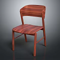Modern Wooden Chair Design With Simple Structure And Natural Texture