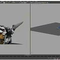 Game Movie Character Female Warrior In Yellow Outfit With Sword And White Companion