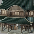 PBR Ancient Building House Ancient House Private House Building Ancient Building Hall Main Hall Main Hall Hall 3d model