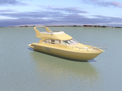 Boat Yacht 3d model