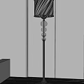 Modern Falling Lights 3d model