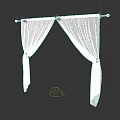 White Sheer Curtains On Rod For Light Filtering And Elegant Window Decor