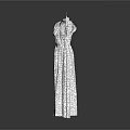 Elegant Sparkling White Sequin Evening Dresses Hanging On Two Hangers