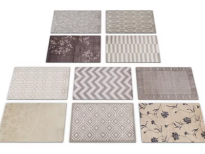 Square carpet 3d model