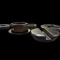 Industrial Equipment Metal Fasteners Including Screws Nuts And Various Mechanical Components