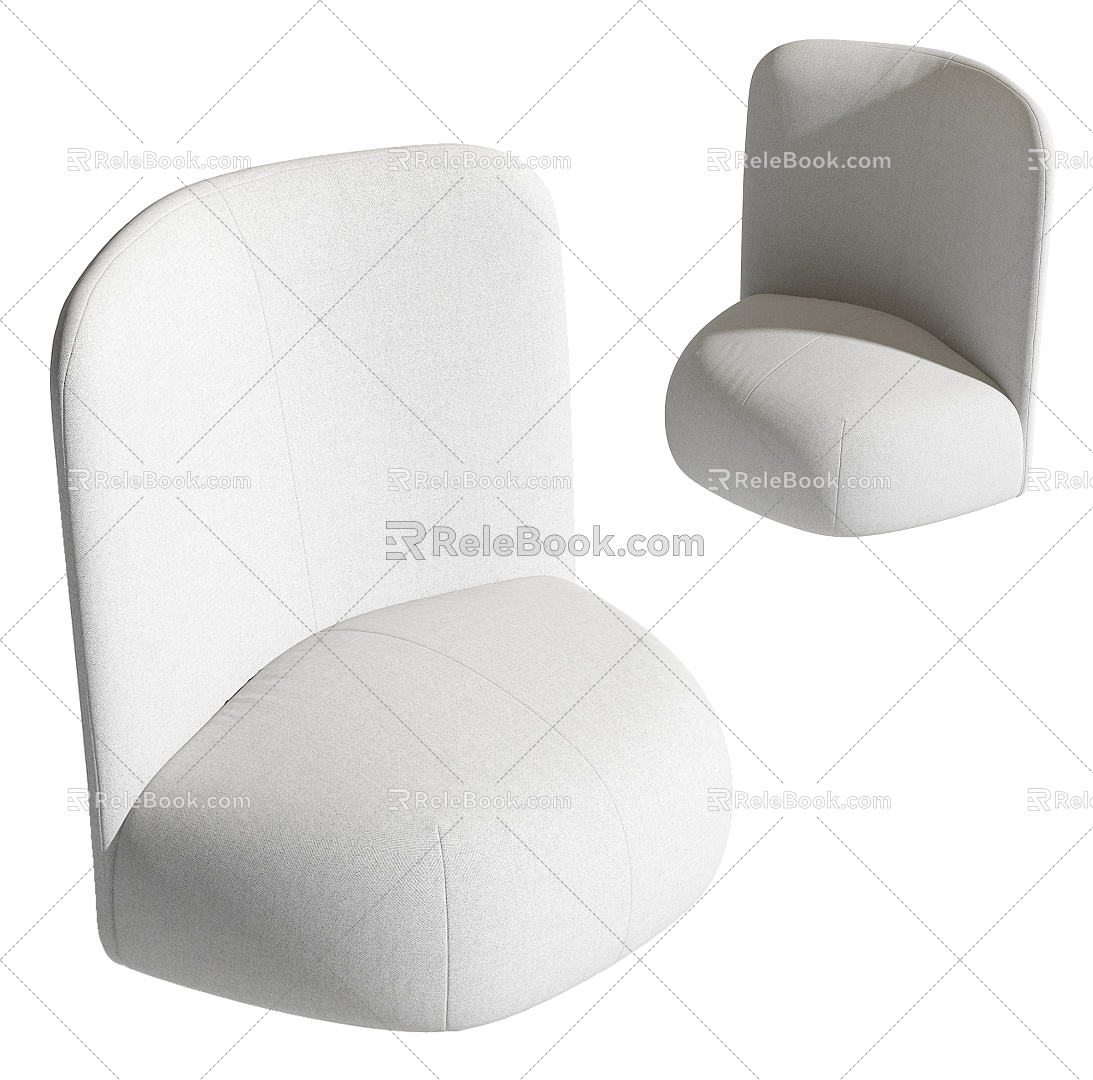 Modern Single Sofa 3d model