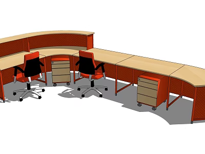Office Furniture Office Desk Office Furniture 3d model