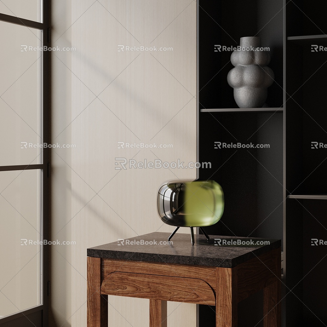 Modern table lamp 3d model