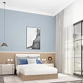 Simple Single Apartment Modern Apartment 3d model