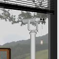 Modern Telescope 3d model