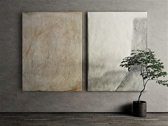 Quiet Decorative Paintings 3d model