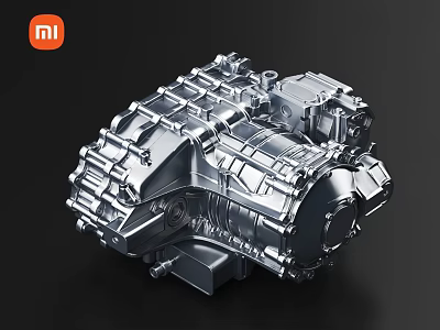 Xiaomi Silver Engine With High Precision Mechanical Components And Industrial Design 3d model