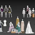 Modern Clothing Model Human Shape Model 3d model
