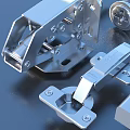 Metal Hardware Parts Including Screws Bolts Brackets And Washers