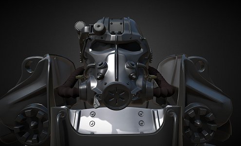 Weapon Power Armor 3d model