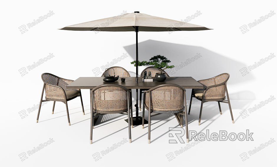 New Chinese Style Outdoor Tables and Chairs model