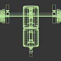Weight Bench Press Rack with Barbell Plates and Adjustable Seat for Home Gym Training