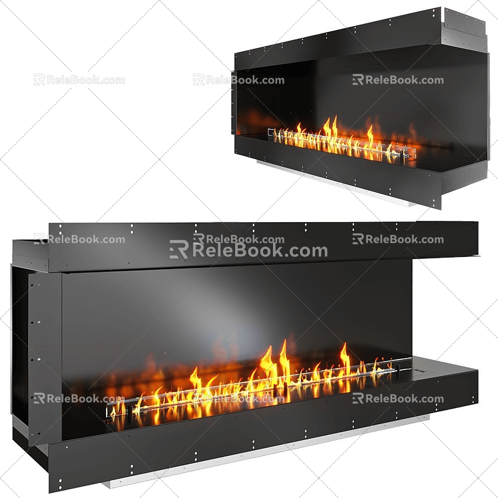 Planika Fireplace 3d model