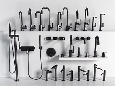 Modern faucet 3d model
