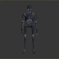Robot Assistant Small Robot Butler Robot Butler Figure Game Figure 3d model