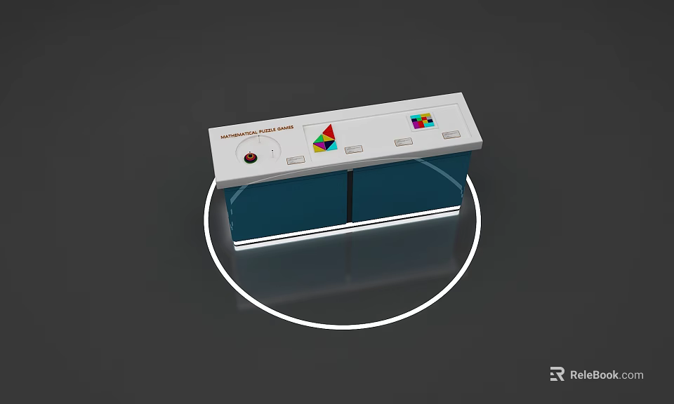Color Matching System With Digital Control Panel And LCD Display Screen 3d model 