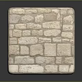 Wooden Stone Cube Decorative Item With Natural Wall Texture And Solid Build 3d model