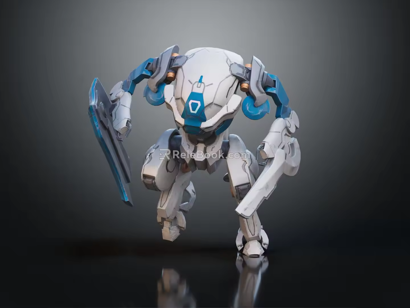 Modern Robots 3d model