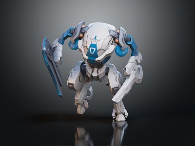 Modern Robots 3d model