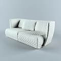 Double sofa 3d model