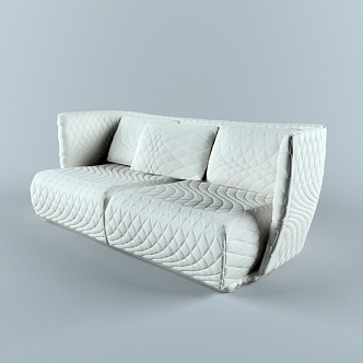 Double sofa 3d model