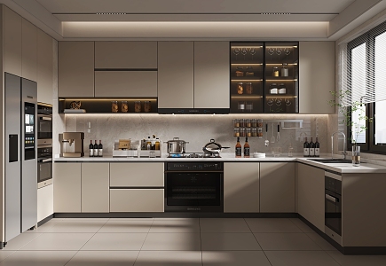 Modern Kitchen 3d model