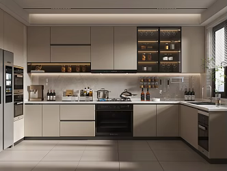 Modern Kitchen 3d model
