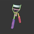 Stylish Eyelash Curler With Pink Handles And Silver Metal Frame For Daily Use