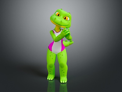 Frog Poison Frog Game Frog Reptile Cold Blooded Animal Reptile 3d model