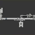 Robotic Arm Mechanical Structure With Articulated Joints And Engineering Components