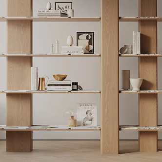 Modern Bookshelf 3d model