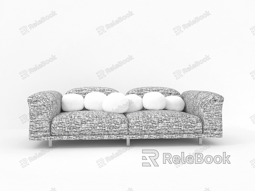 modern double sofa sofa model