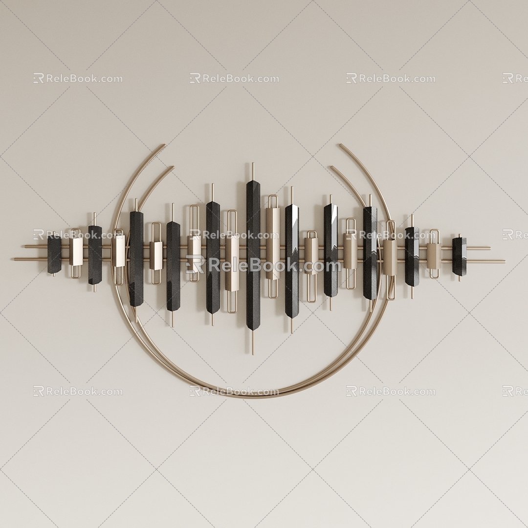 pendant wall decoration 3d model