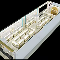 Elegant Luxury Jewelry Store Interior With Glass Display Cases And Gold Accent Lighting